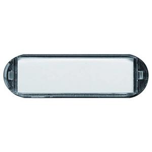 Erweiterungskomponente für Tür-/Videosprechanlage - LED Namensschild weiß - G98056 WEISS