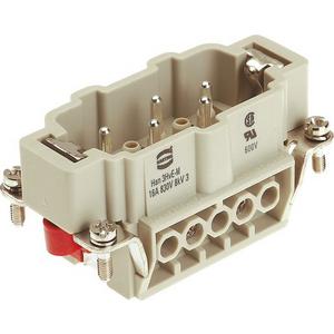 Kontakteinsatz für Industriesteckverbinder - Kontakteinsatz Han Hv E Schraubanschluss Kontaktanzahl 3 Baugröße 1 - 09340032601