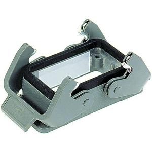 Gehäuse für Industriesteckverbinder - Anbaugehäuse 10 B Han Hv E Niedrige Bauform Querbügel pulverb - 09340030301