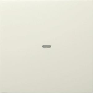 Abdeckung für Schalter, Taster, Dimmer, Jalousie - Abdeckung für Tastsensor-Modul 1-fach mit Linse S.1/B.x weiß glänzend - 80960282