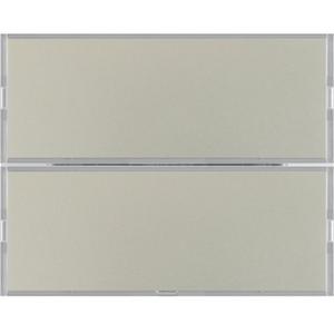 Tastsensoren KNX - Tastsensor 2-fach Komfort Beschriftungsfeld KNX K.5 edelstahl matt - 80162773