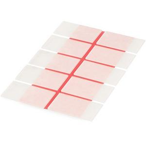 Halterung für Bezeichnungsmaterial - Kunststoffabdeckung 27,5 x 17,5 mm transparent - 210-857