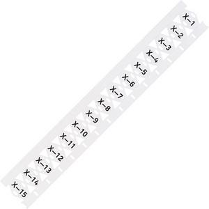 Kabelmarkierungssystem - Kabelbündelmarkierer 25 x 20 mm weiß - 211-835