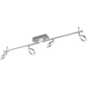 Anbauleuchte - Wand/Deckenleuchte CARDILLIO 1 4x3,2W + 2x3,3W LED alu/chrom/satin - 96182