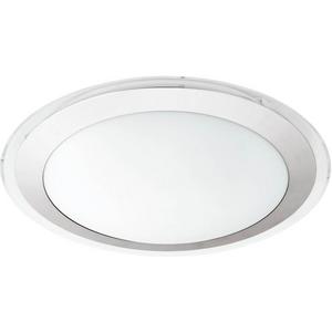 Anbauleuchte - Deckenleuchte COMPETA 1 22W LED 335x335 weiß/silber /klar - 95677