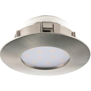 FR-Downlights und Einbaustrahler - Einbauspot PINEDA 1x6W LED Ø78 nickel-matt starr IP44 - 95819