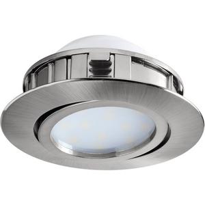 Downlights und Einbaustrahler - Einbauspot PINEDA 1x6W LED 3000K Ø84 dimmbar nickel-matt - 95856