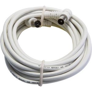 Konfektioniertes Koaxkabel - Antennen Anschlusskabel 1,5 m IEC-Winkel Stecker-Buchse 90dB - 389325