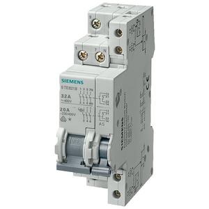 Schalter Reiheneinbau - Ausschalter 20A 3S+N mit Hilfsstromschalter 1S+1Ö - 5TE8118
