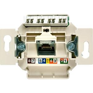 Kommunikationstechnik - DELTA Anschlussdose Universal-Anschluss-Einheit 1x 8-pol RJ45 Kat. 6A - 5TG2027-1