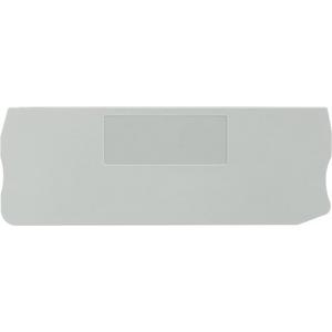 Abschluss- und Zwischenplatte für Reihenklemme - Deckel für Durchgangsklemmen 3 Anschlussstellen, 2,5mm2 - 8WH9000-2GA00