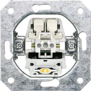 Taster - DELTA Taster-Geräteeinsatz UP mit Dauerlichtbeleuchtung 1 Schließer - 5TD2117-0KK
