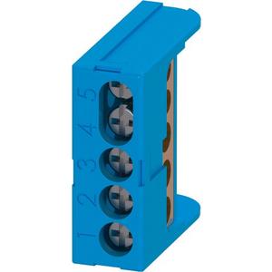 Zubehör für Kleinverteiler - FI-Klemme N=3x 16mm2 und 2x10mm2 - 8GB5005-5KM