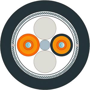 Patchkabel LWL Industrie - FO Ground Cable 50/125 konf. mit 2x2 SC Steckern Einzughilfe 100m - 6XV1873-6GT10
