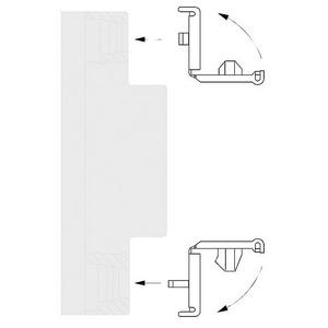 Zubehör für Niederspannungs-Schalttechnik - Klemmenabdeckung für FI-Schutzschalter 5SM1 2TE - 5SW3010