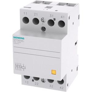 Installationsschütz Reiheneinbau - INSTA-Schütz mit 4 Öffner, Kontakt für AC 230V, 400V 40A - 5TT5043-2