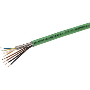 Hybridkabel - Ind. Ethernet Hybrid Cable 2x2+4x0,34, flexible Leitung, 4xCU CAT5 - 6XV1870-2J