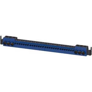 Zubehör für Kleinverteiler - N/N-Klemmleiste Stecktechnik N1=3x25mm2 / 14x4mm2 N2=3x25mm2 / 14x4mm2 - 8GB5017-5KM
