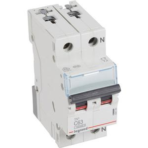 Leitungsschutzschalter - LS-Schalter TX3 C-Charakteristik 63A 1P+N 10kA 230VAC 2TE - 404194
