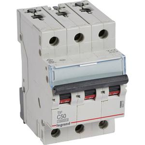 Leitungsschutzschalter - LS-Schalter TX3 C-Charakteristik 50A 3P 10kA 400VAC 3TE - 404227