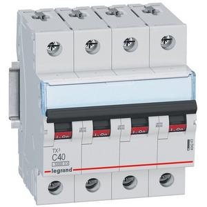 Leitungsschutzschalter - LS-Schalter TX3 C-Charakteristik 40A 3P+N 10kA 400VAC 4TE - 404243
