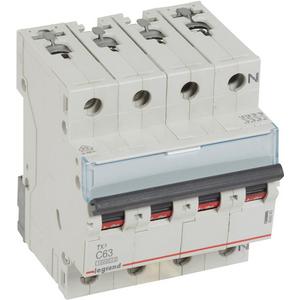 Leitungsschutzschalter - LS-Schalter TX3 C-Charakteristik 63A 3P+N 10kA 400VAC 4TE - 404245