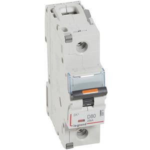 Leitungsschutzschalter - LS-Schalter DX3 D-Charakteristik 80A 1P 25kA 230/400VAC 1,5TE - 409814