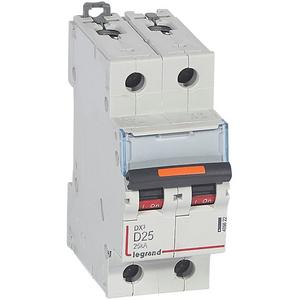 Leitungsschutzschalter - LS-Schalter DX3 D-Charakteristik 25A 2P 25kA 400VAC 2TE - 409822