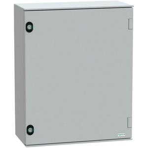 Schaltschrank (leer) - PLM Wandschrank Polyester Volltür IP66 ohne Montageplatte 530 x 430 x 200 mm - NSYPLM54G