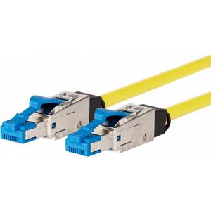 Patchkabel Kupfer - Patchkabel Kat 8A 40GB AWG26 5m gelb - 13084C5077-E