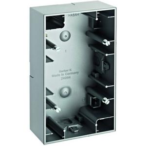 Aufputzgehäuse - Aufputz-Gehäuse 2-fach K.5 Alu - 10427003