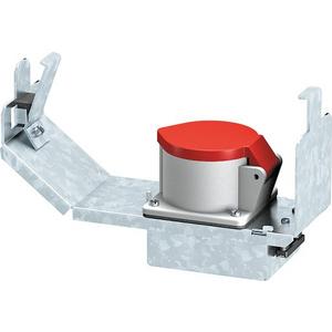Gerätebecher - Geräteträger mit CEE16 218 x 75 x 128mm St bandverzinkt - 7407667