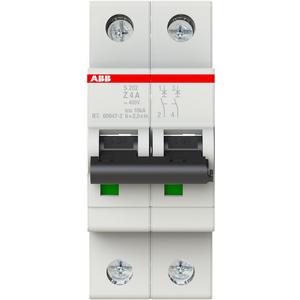 Leitungsschutzschalter - LS-Schalter 2P Charakteristik Z Bemessungsstrom 4A 6kA - 2CDS252001R0338