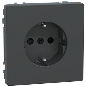 Steckdose - SCHUKO-Steckdose Steckklemmen anthrazit - MEG2300-6034