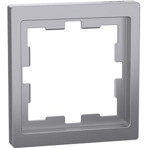 Abdeckrahmen - D-Life Rahmen 1-fach Edelstahl - MEG4010-6536