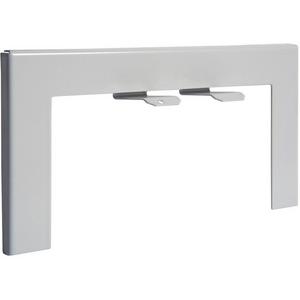 Wandanschlussblende für Geräteeinbaukanal - Wandanschlussblende für Brüstungskanal BRP65130 Stahlblech lichtgrau - BRP65130W7035