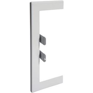 Wandanschlussblende für Geräteeinbaukanal - Wandanschlussblende für Brüstungskanal BRP65170 Stahlblech lichtgrau - BRP65170W7035