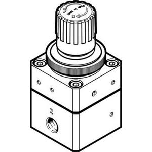 Regler für pneumatische Anlagen - Präzisions Druckregelventil G1/4 ohne Manometer 2,5 bar Baugröße 50 - 549919