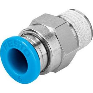 Pneumatische Leitungsverbindung - Steckverschraubung gerade Bauform Standard Außengewinde 1/8 - 6 mm - 130675