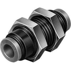 Pneumatische Leitungsverbindung - Steckverbindung gerade Bauform BG Mini 6 mm / 6 mm - 130781