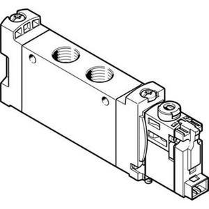 Pneumatische Wegeventile - Magnetventil 5/2 Wege monostabil G1/8 - 8042563