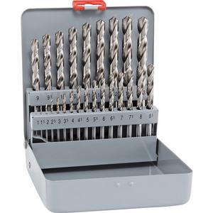 Bohrer-Set - Kassette HSS Cobalt KM 25 / 25-tlg. Ø 1,0 - 13,0 x 0,5mm - 100225100