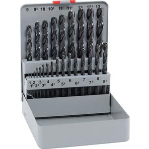 Bohrer-Set - HSS Spiralbohrersätze in Metallkassetten KM25 Ø 1 - 13 mm - 101321100