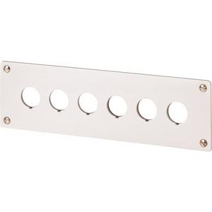 Einbauplatte für Befehlsgeräte - Einbautableau 6 Einbaustellen - 216547