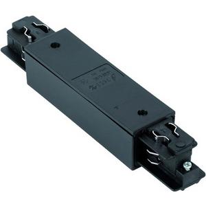 Elektrisches Zubehör - Mitteleinspeisung schwarz zu 3-Phasen Stromschiene eckig - 676007SW