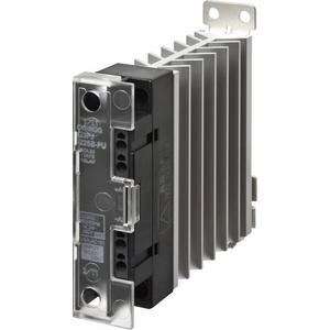 Halbleiterrelais - Halbleiterrelais 1-phasig 27A 24-240V AC mit Kühlkörper DIN-Hutschiene - G3PJ2102M