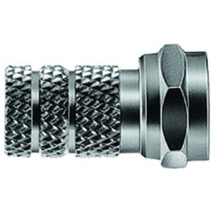 Koax-Steckverbinder - F-Aufdrehstecker 0 - 2400 MHz für Kabel Durchm. ca. 5,2mm - 350257