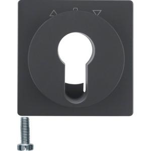 Abdeckung für Schalter, Taster, Dimmer, Jalousie - Zentralstück für Jalousie-Schlüsselschalter/-taster Q1 Q3 anthrazit - 15066086