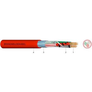 Brandmeldekabel - Brandmeldekabel JB-Y(ST)Y 2x2x0,8 Eca - 100m Bund - JB-Y(ST)Y   2X2X0,8