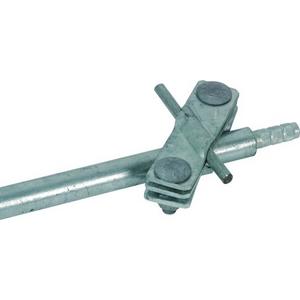 Anschlussklemme für Stab-/Tiefenerder - Anschlussschelle für Tiefenerder Ø 20 mm Rd./Fl. 7-10/-40 mm St/tZn - 620015